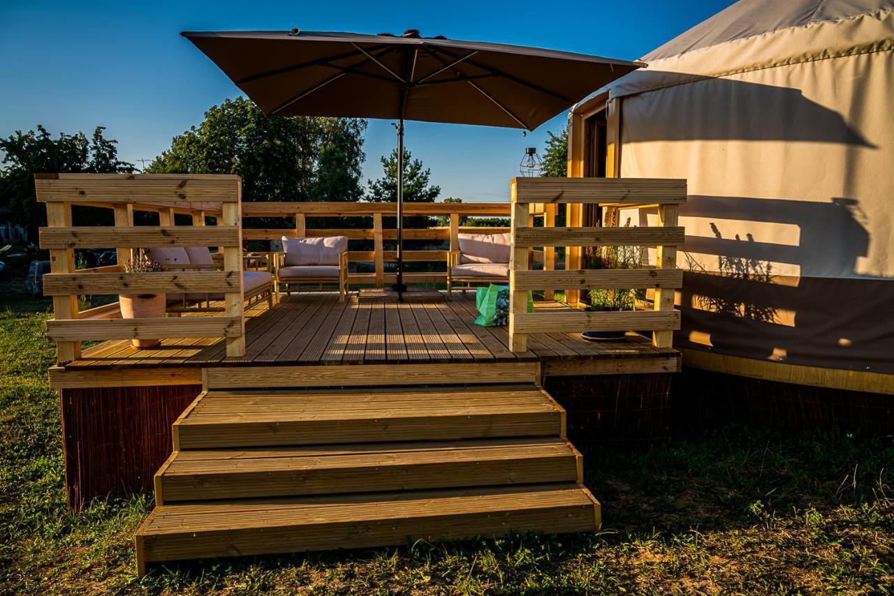 Ferienwohnung Siedlisko Pod Krukiem - Jurta Rosochaty Rog Exterior foto