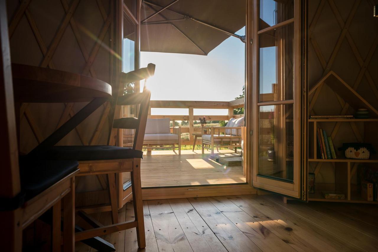 Ferienwohnung Siedlisko Pod Krukiem - Jurta Rosochaty Rog Exterior foto